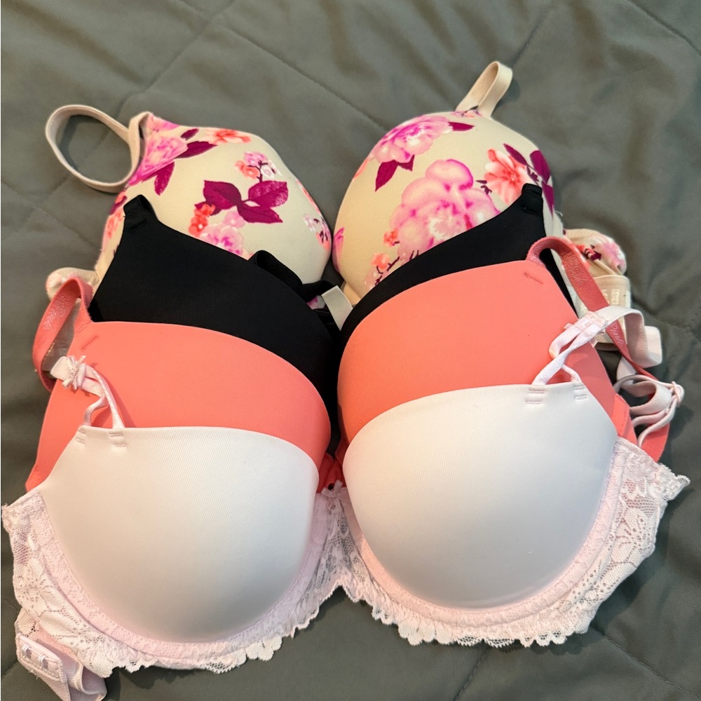 Bundle Pink bras, size 36A, quantity 4